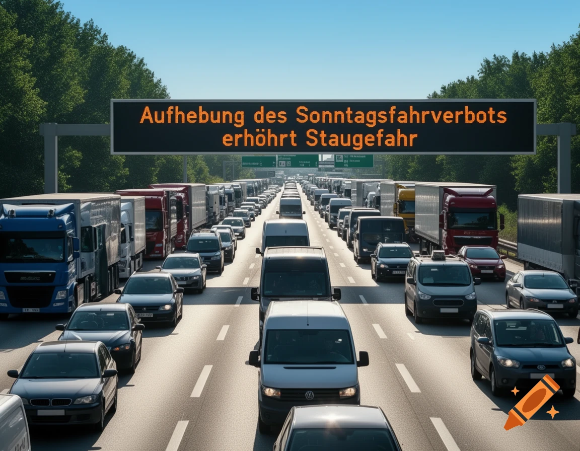 Aufhebung des Sonntagsfahrverbots erhöht Staugefahr